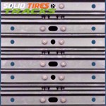 450mm Excavator Steel Tracks with Grouser Shoes x 40 links - Heavy Duty