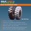 13.00-24 Telehandler Solid Tires with 5 Bolt Hole Rims