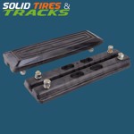 400mm Bolt-On Rubber Pad 135mm Pitch- Heavy Duty