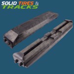 500mm Clip-On Rubber Pad 190mm Pitch - Heavy Duty