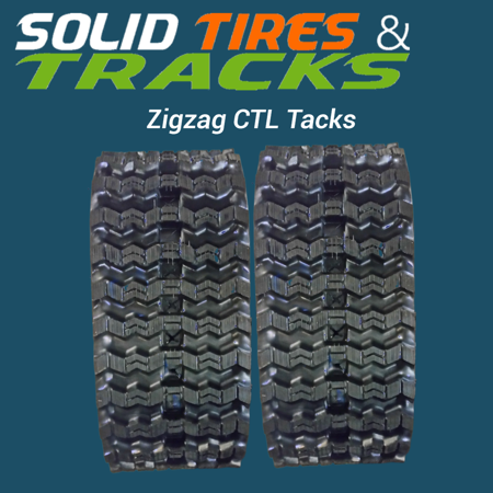  320x86x52 CTL Rubber Track -Zig Zag Pattern