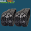 180x60x35 Excavator Rubber Tracks-Turf